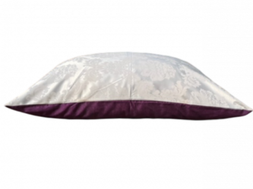 Boutique Kissen Purple Barock Silver